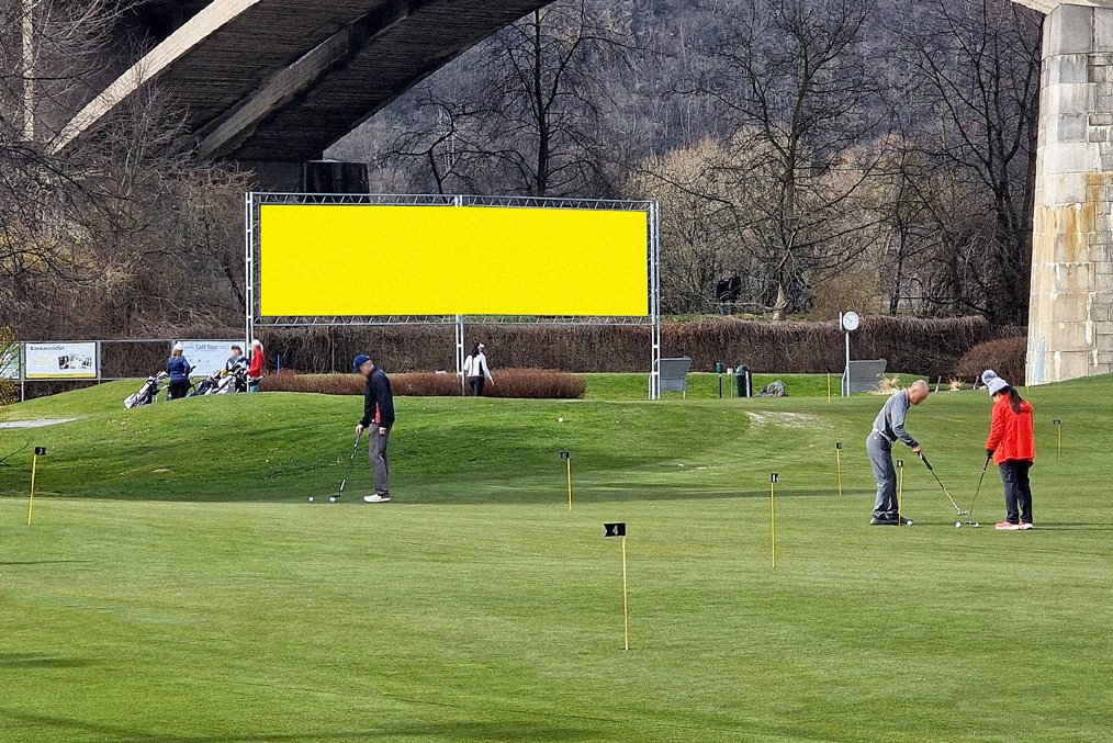 reklamní billboardy golf Hodkovičky